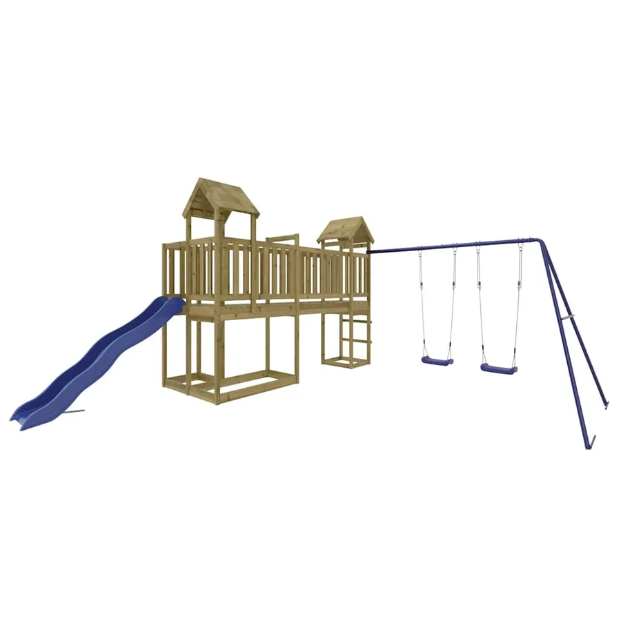Aire de jeux d'extérieur bois de pin imprégné - 2