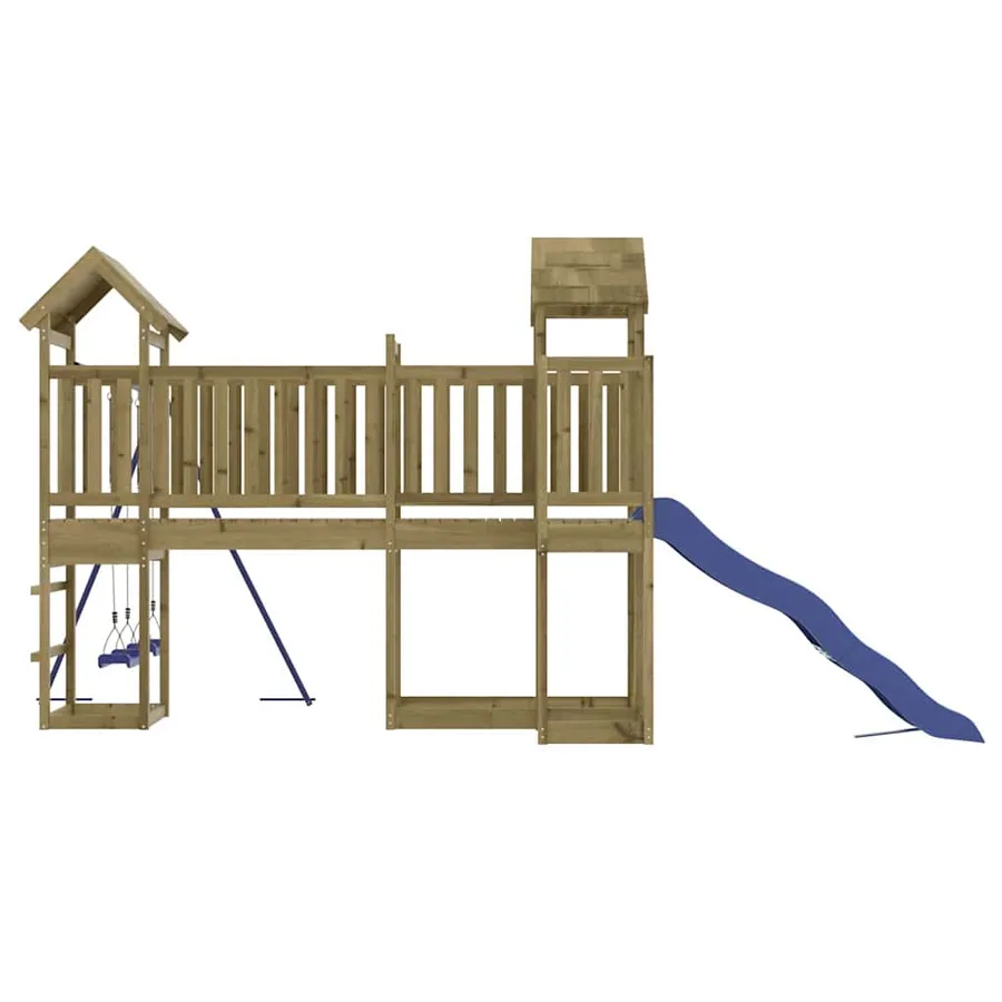 Aire de jeux d'extérieur bois de pin imprégné - 5
