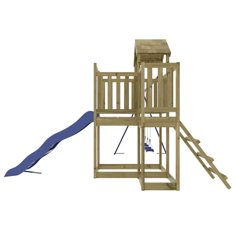 Aire de jeux d'extérieur bois de pin imprégné - 5