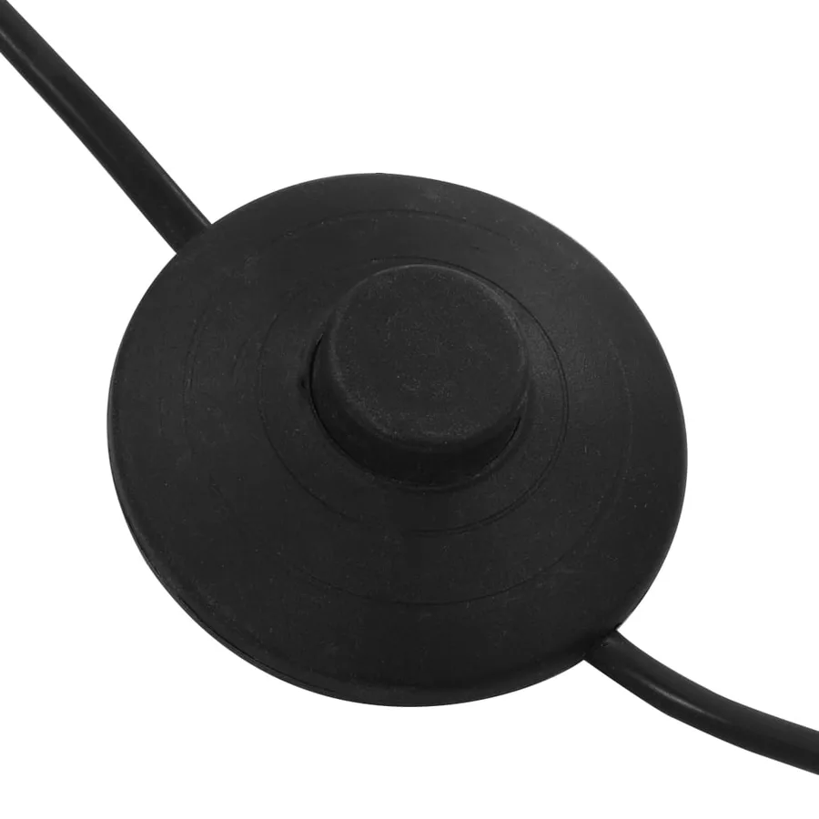 Lampadaire 200 cm 5 x E14 Noir et doré - 8