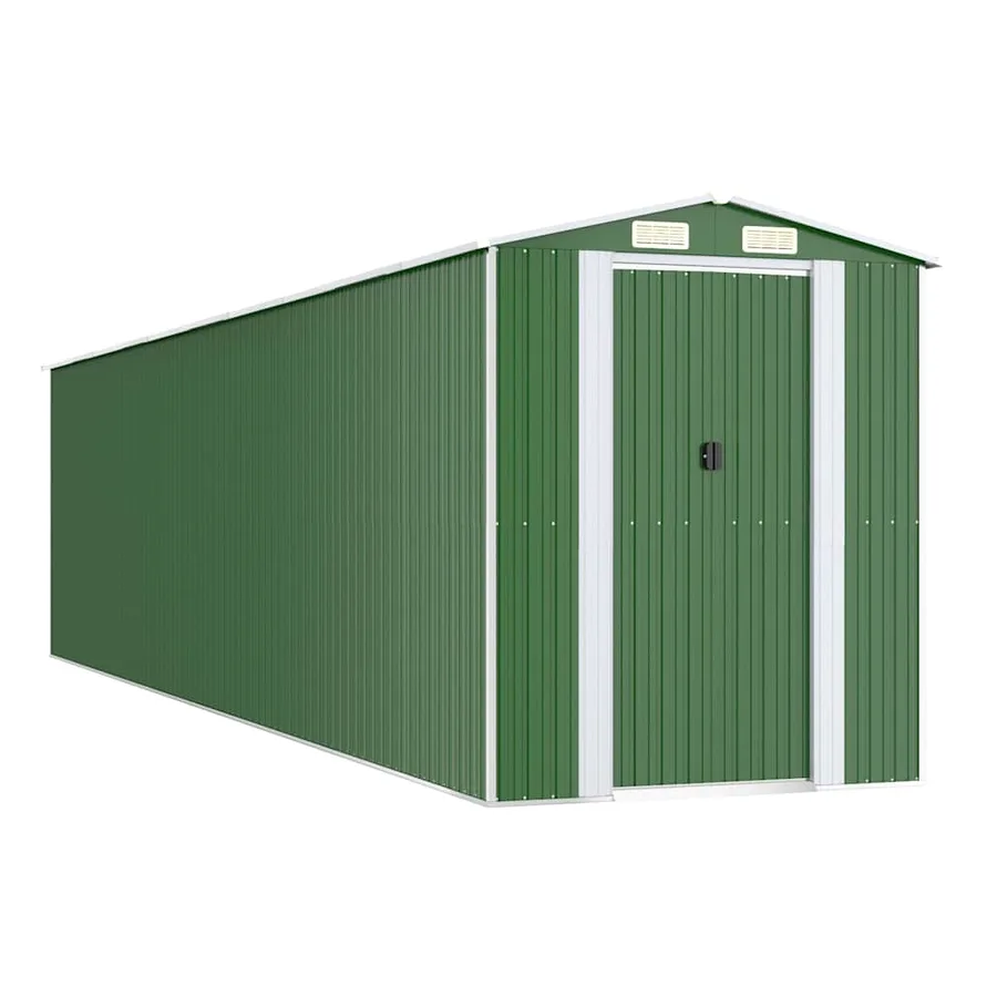 Abri de jardin Vert 192x855x223 cm Métal galvanisé - 2