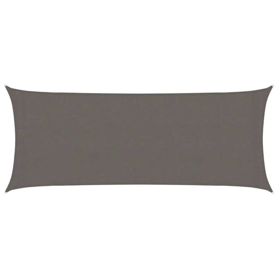 Voile d'ombrage 160 g/m² Anthracite 2x4,5 m PEHD - 2