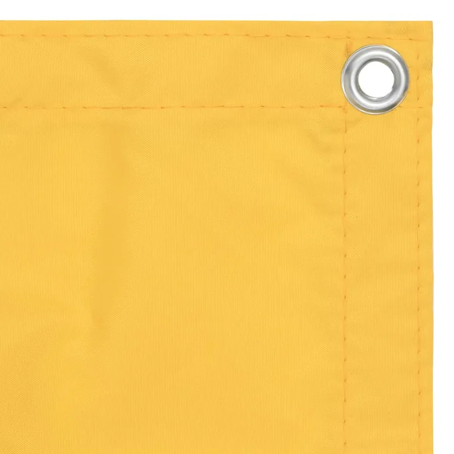 Écran de balcon Jaune 90x400 cm Tissu Oxford - 2