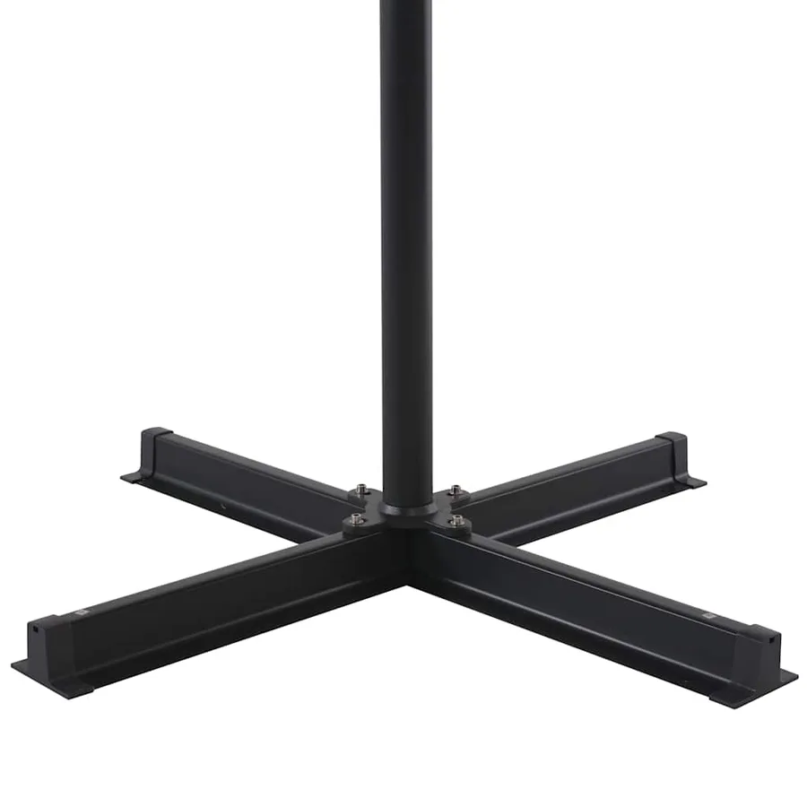 Parasol d'extérieur avec mât en aluminium 500 cm anthracite - 6