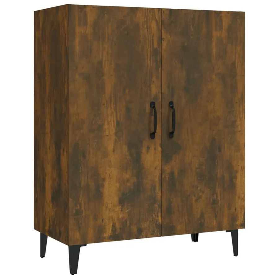 Buffet Chêne fumé 70x34x90 cm Bois d'ingénierie - 2
