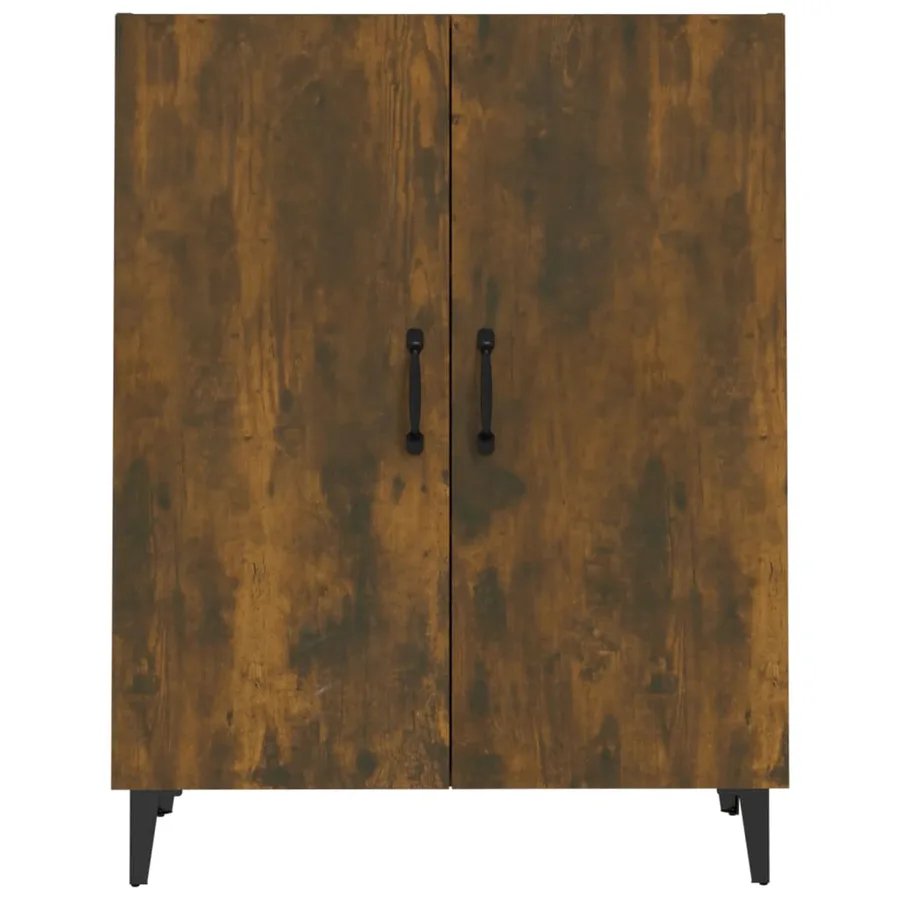 Buffet Chêne fumé 70x34x90 cm Bois d'ingénierie - 3