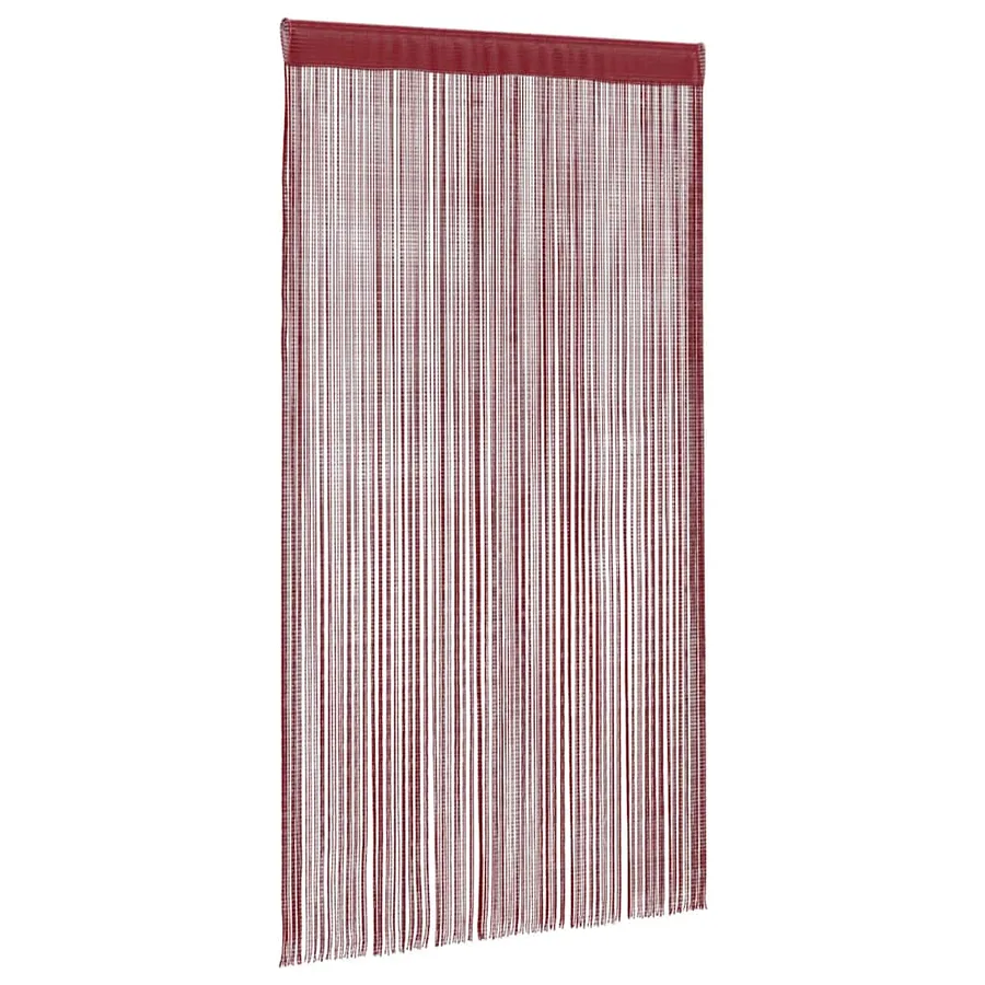Rideau en fils 2 pcs 140 x 250 cm Bordeaux - 3