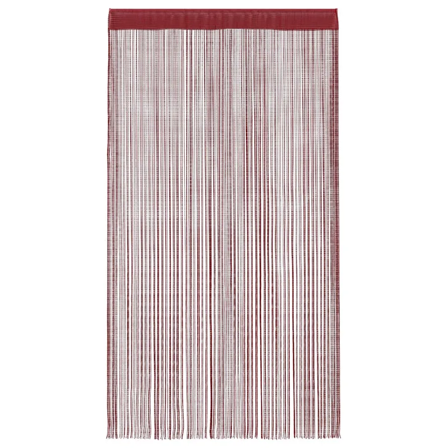 Rideau en fils 2 pcs 140 x 250 cm Bordeaux - 4
