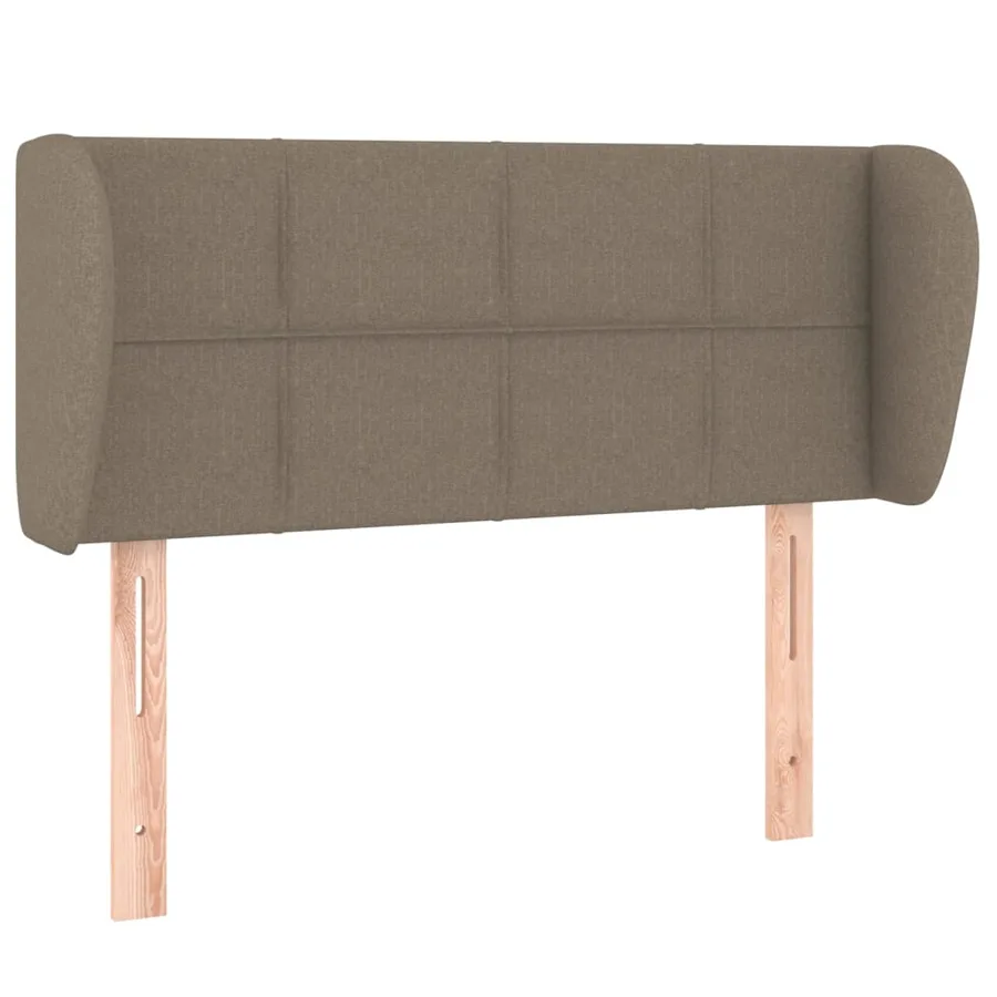 Tête de lit avec oreilles Taupe 93x23x78/88 cm Tissu - 2