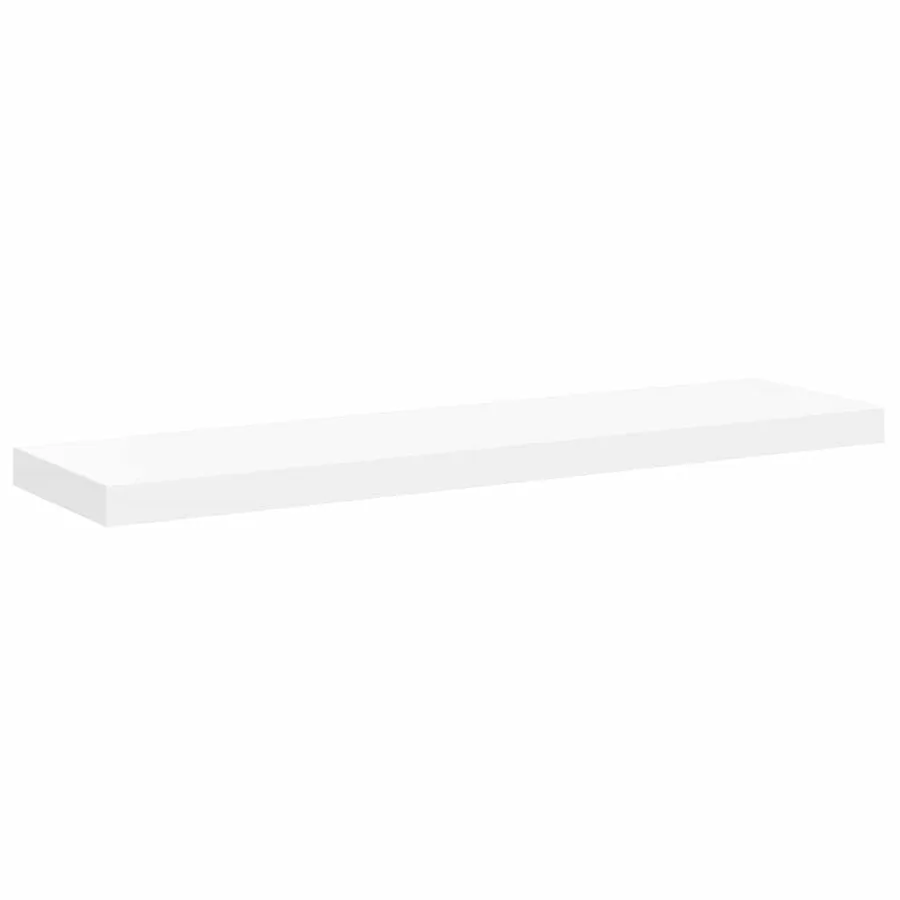Étagère murale flottante blanc 90x23,5x3,8 cm MDF - 2