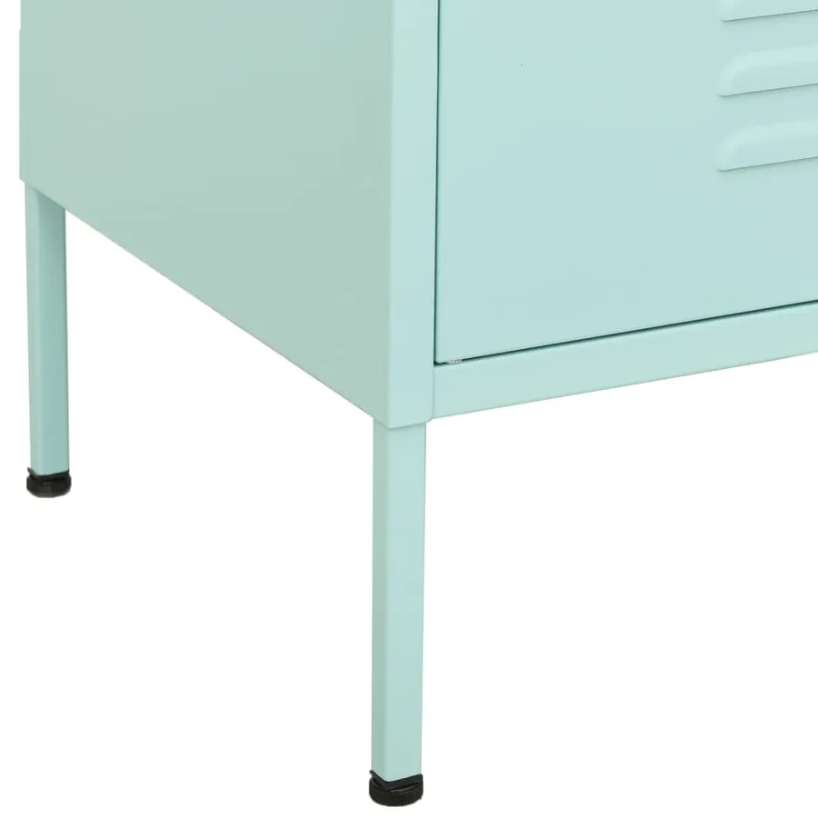 Armoire de rangement Vert menthe 80x35x101,5 cm Acier - 7