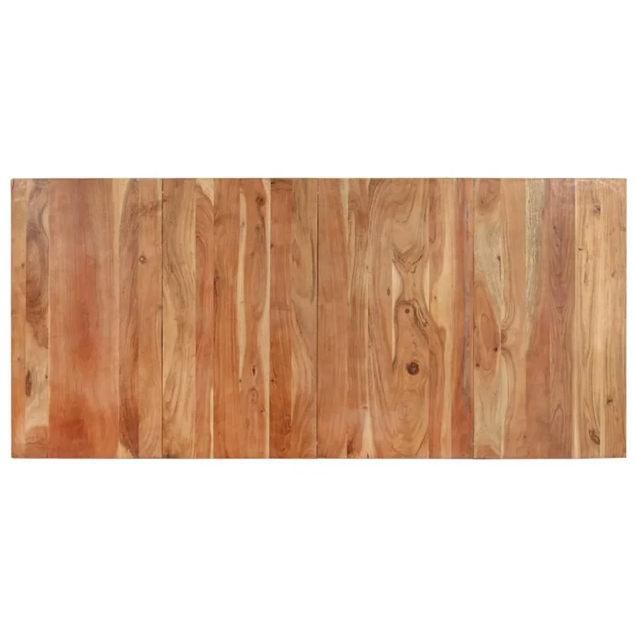Table de salle à manger 200x90x76 cm Bois d'acacia massif - 4