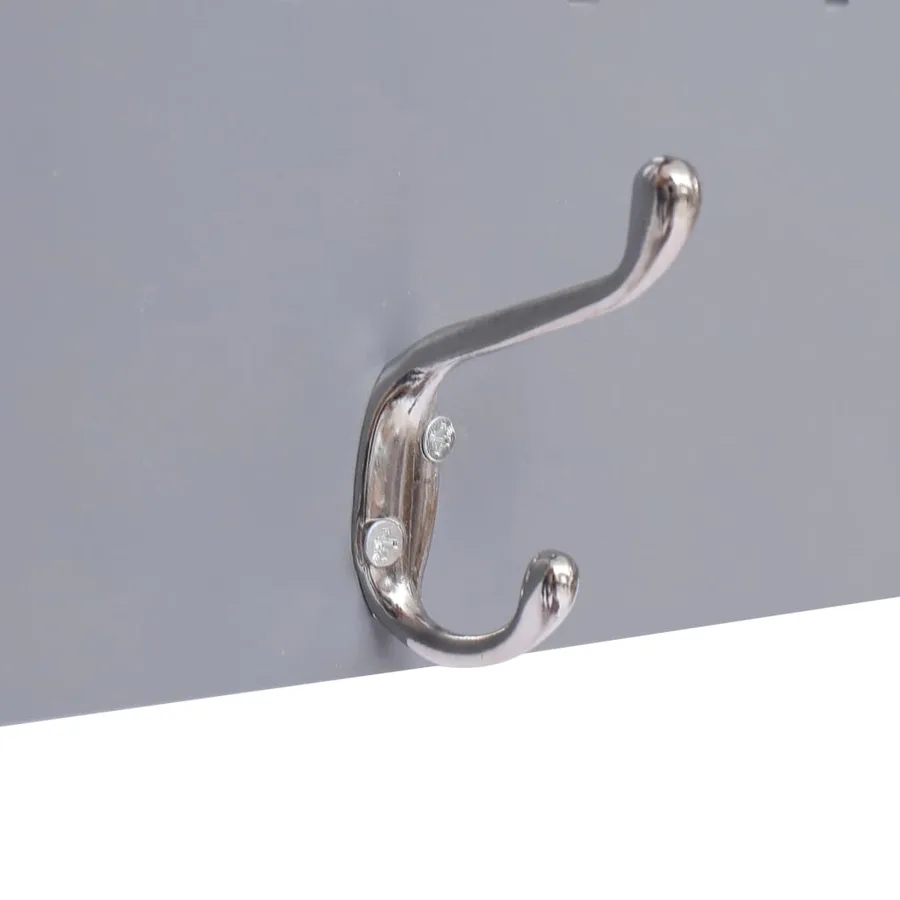 Porte-manteau mural FAMILY Gris 74x29,5 cm - 4