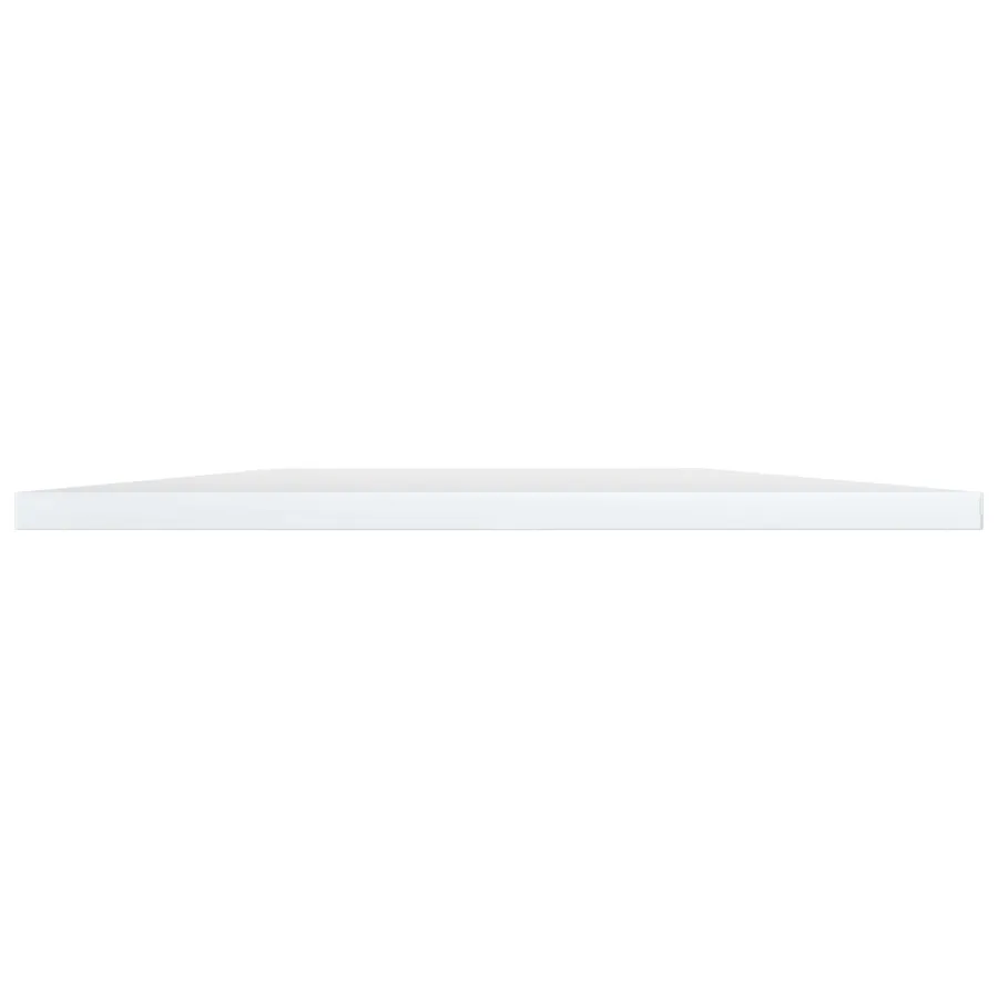 Panneaux de bibliothèque 8 pcs blanc brillant bois d’ingénierie - 3