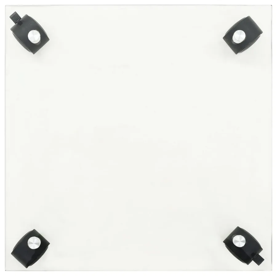 Support carré pour plantes 2 pcs Verre trempé 35 x 35 cm - 4