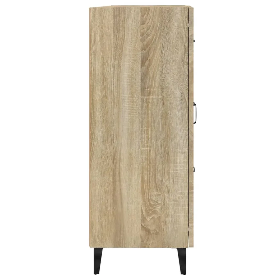 Buffet Chêne sonoma 69,5x34x90 cm Bois d'ingénierie - 8