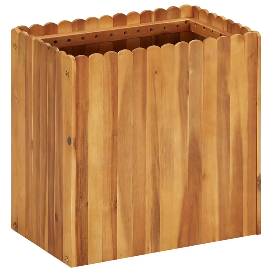 Lit surélevé de jardin 50x30x50 cm Bois massif d'acacia