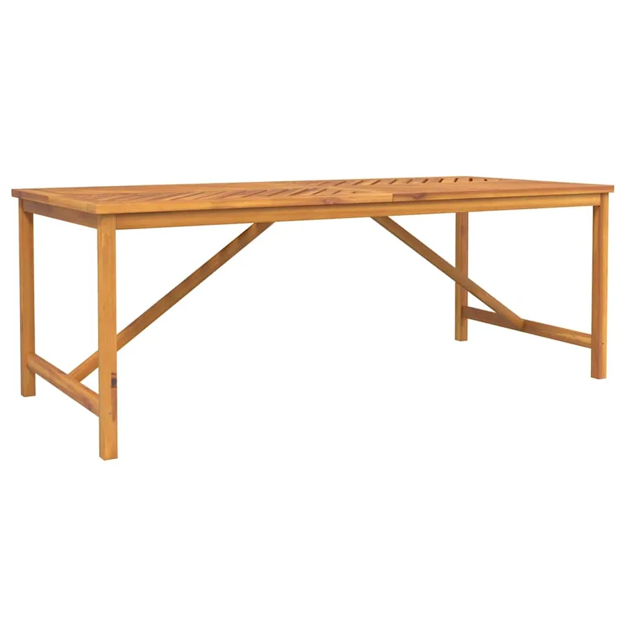 Ensemble de salle à manger pour jardin 7 pc Marron - 6