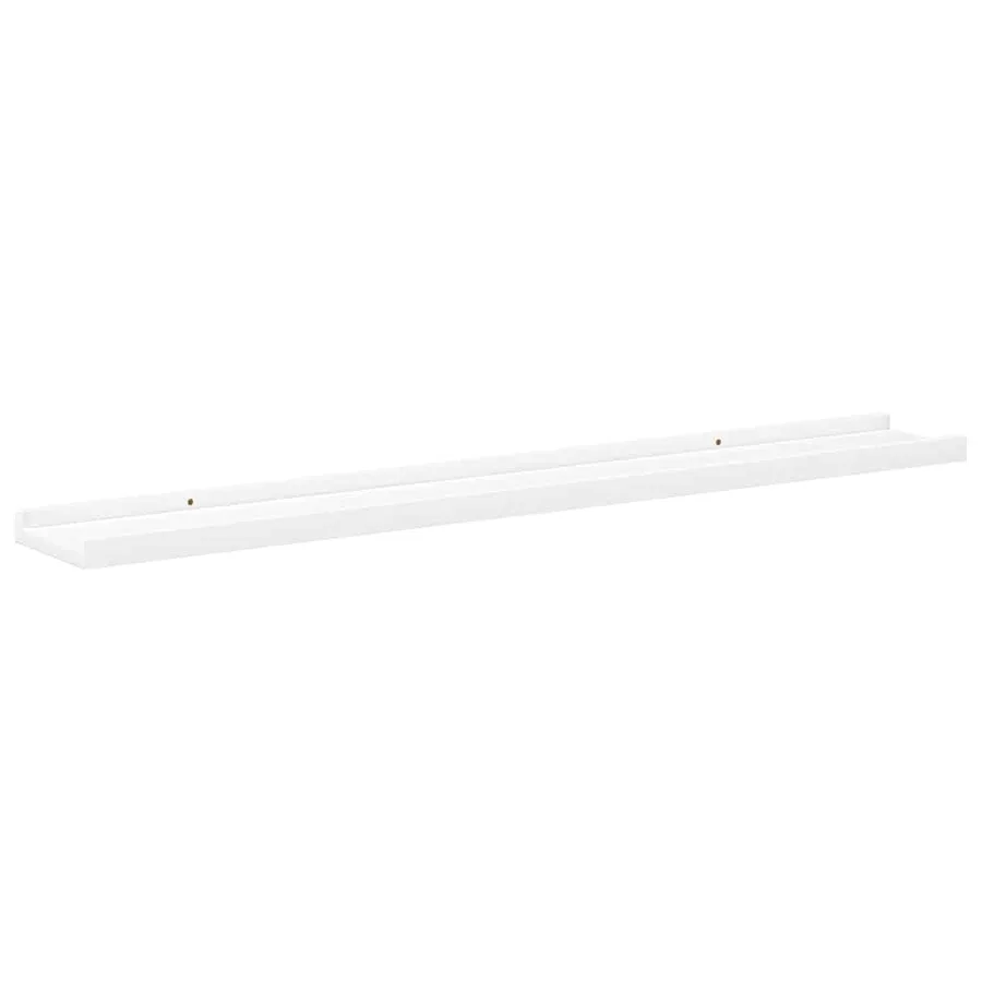 Étagères murales 4 pcs Blanc 80x9x3 cm - 7