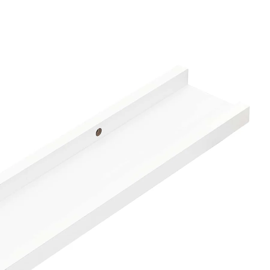 Étagères murales 4 pcs Blanc 80x9x3 cm - 9