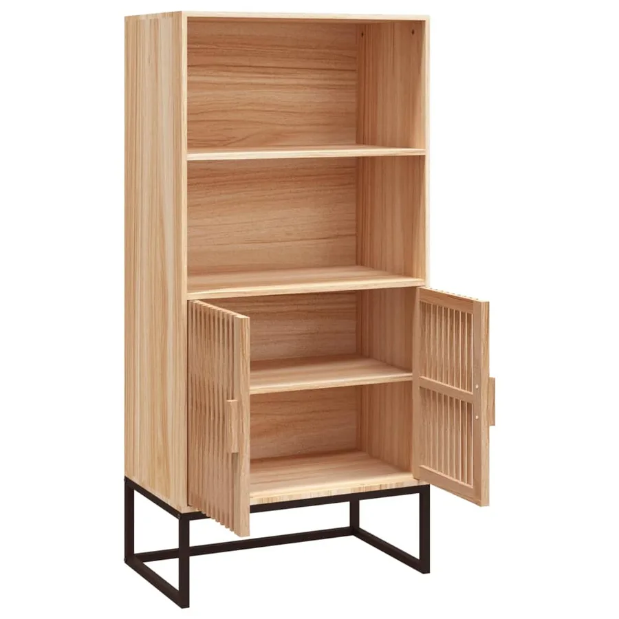 Buffet haut 60x35x125 cm bois d'ingénierie - 4