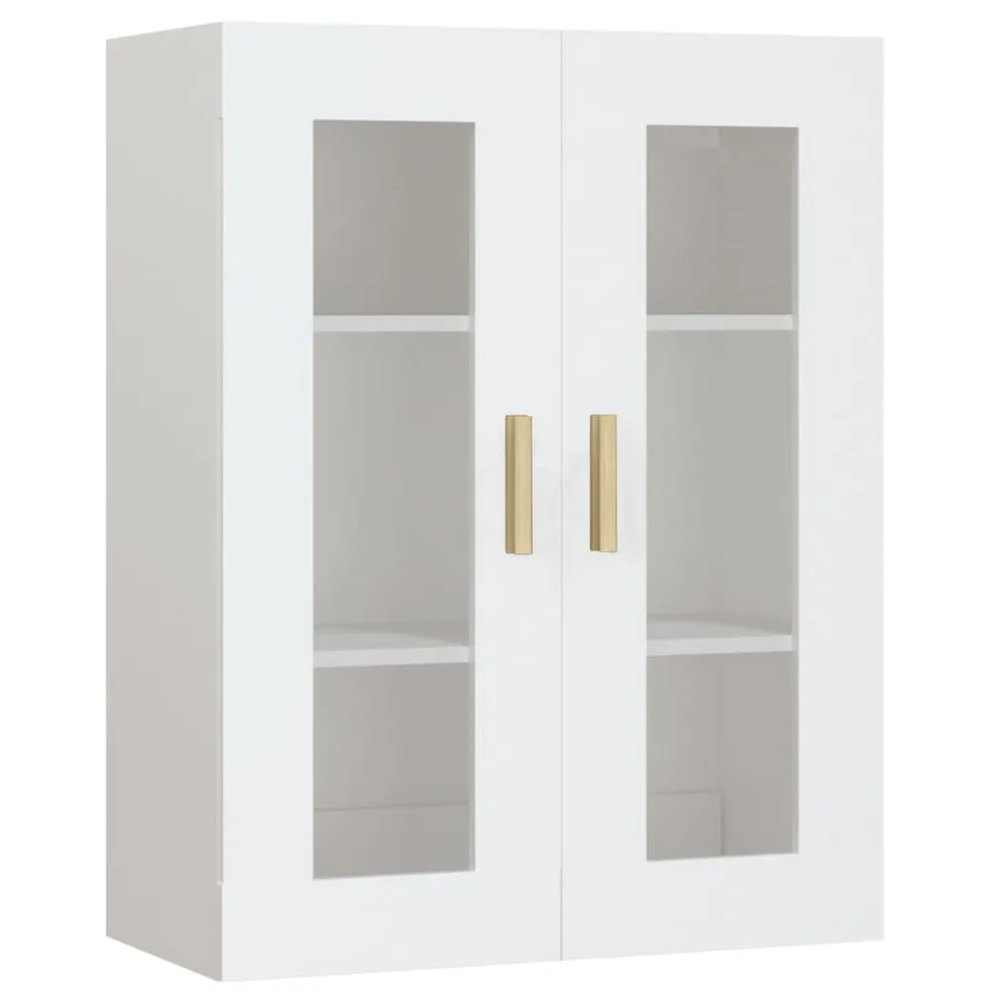 Armoire murale suspendue Blanc 69,5x34x90 cm - 2