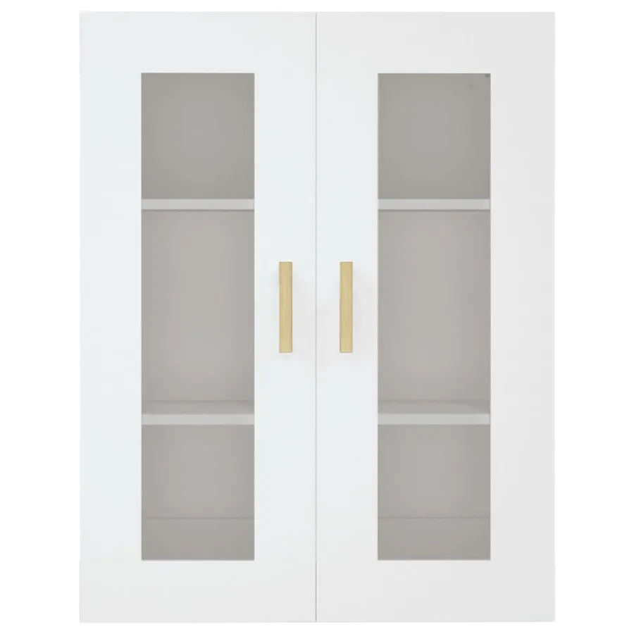 Armoire murale suspendue Blanc 69,5x34x90 cm - 3