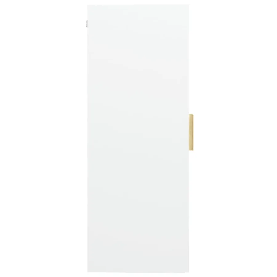 Armoire murale suspendue Blanc 69,5x34x90 cm - 4