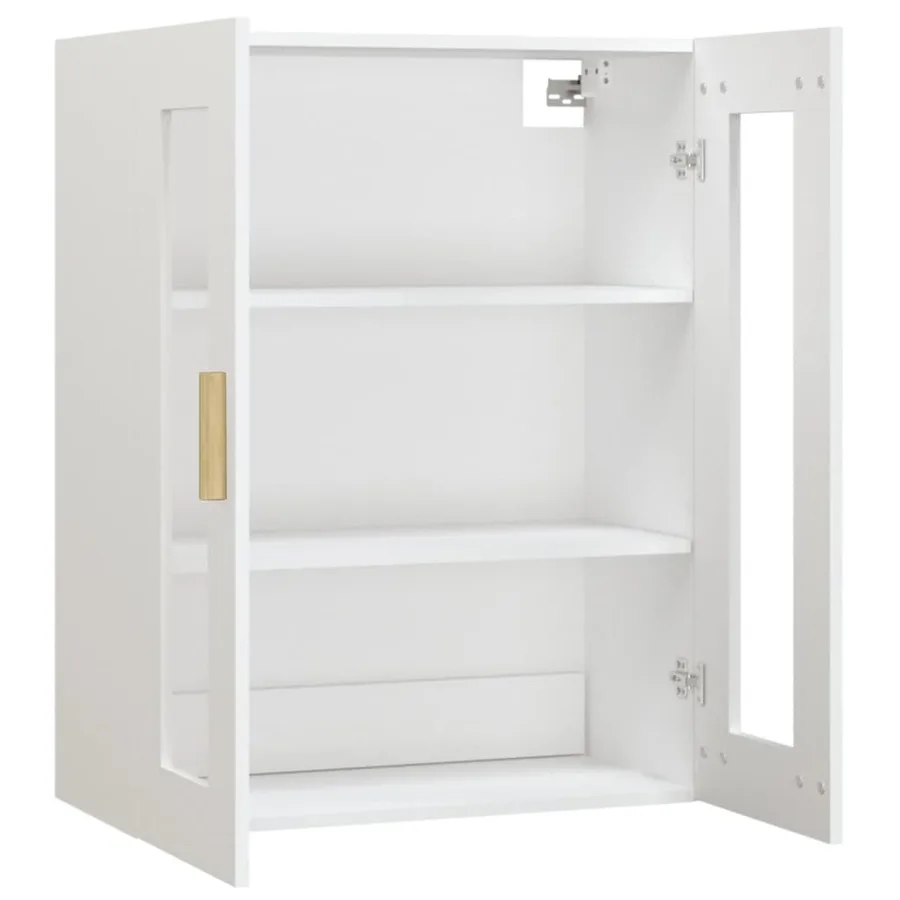 Armoire murale suspendue Blanc 69,5x34x90 cm - 5