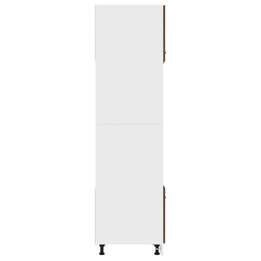 Meuble micro-ondes "Lyon" Chêne brun 60 x 57 x 207 cm Bois d'ingénierie - 6