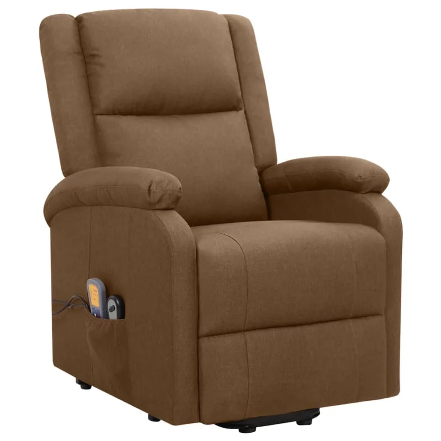 Fauteuil de massage Marron Tissu - 2