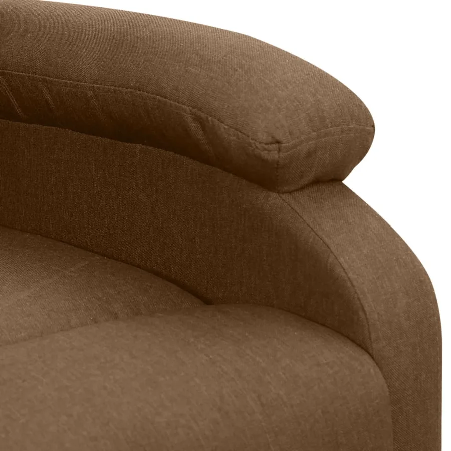 Fauteuil de massage Marron Tissu - 6