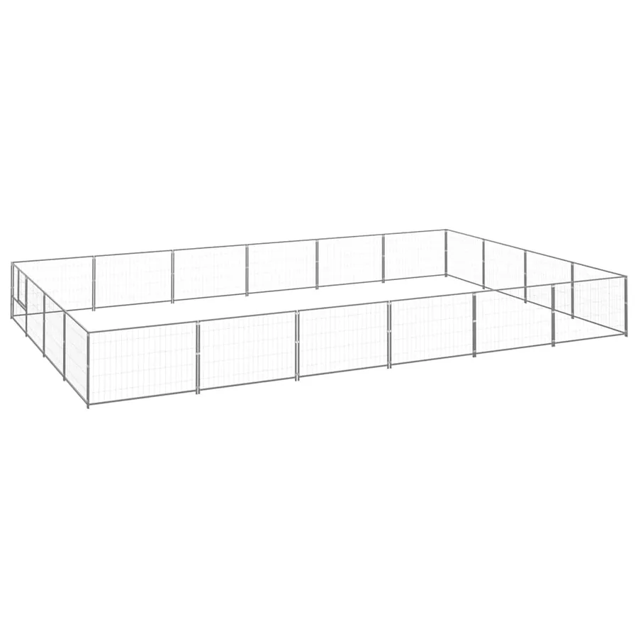 Chenil Argenté 24 m² Acier - 2