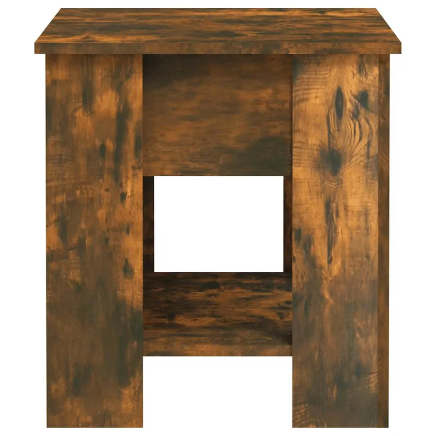 Table basse Chêne fumé 101x49x52 cm Bois d'ingénierie - 8
