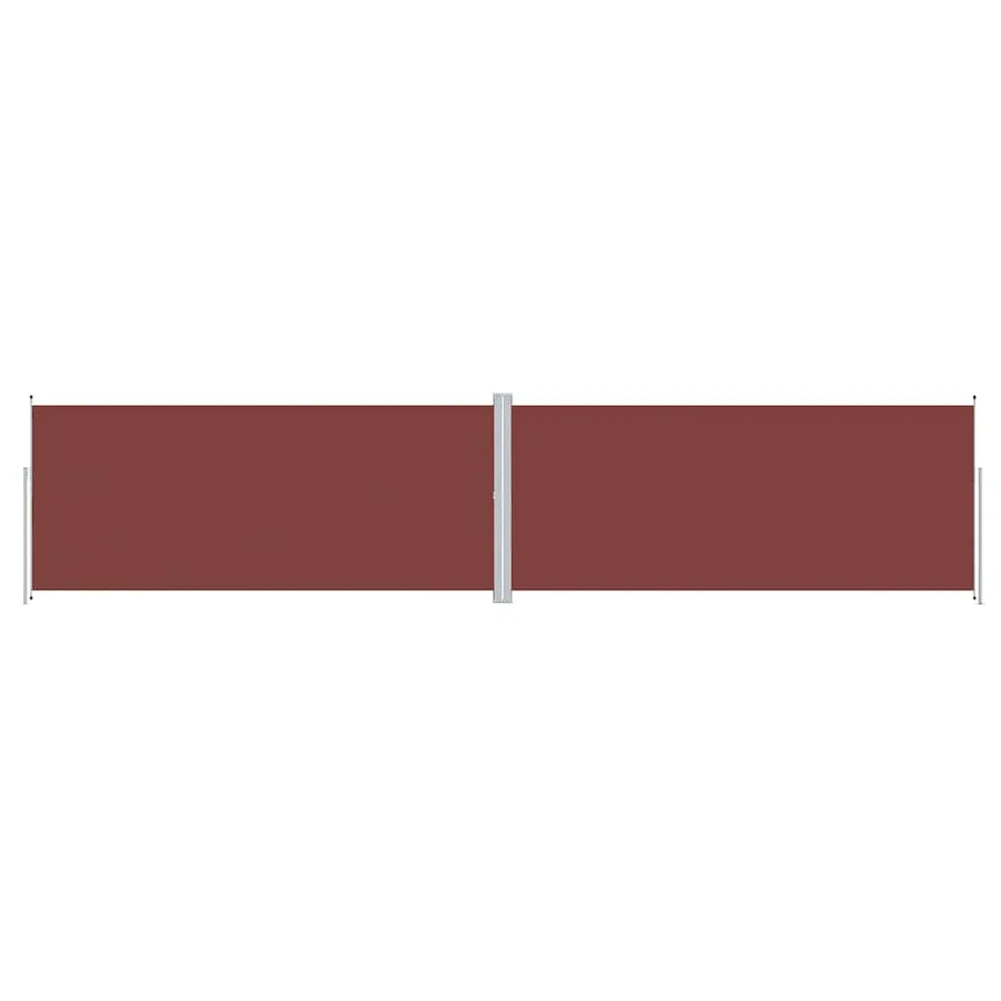 Auvent latéral rétractable Marron 220x1000 cm - 2