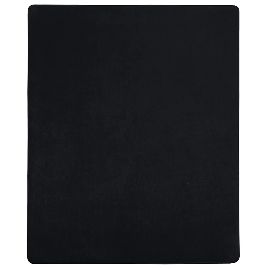 Draps-housses Jersey 2 pcs Noir 180x200 cm Coton - 2