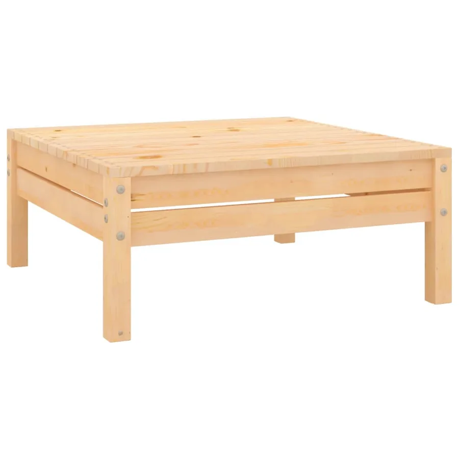 Salon de jardin 5 pcs Bois de pin massif - 5