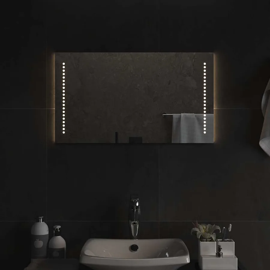 Miroir de salle de bain à LED 70x40 cm