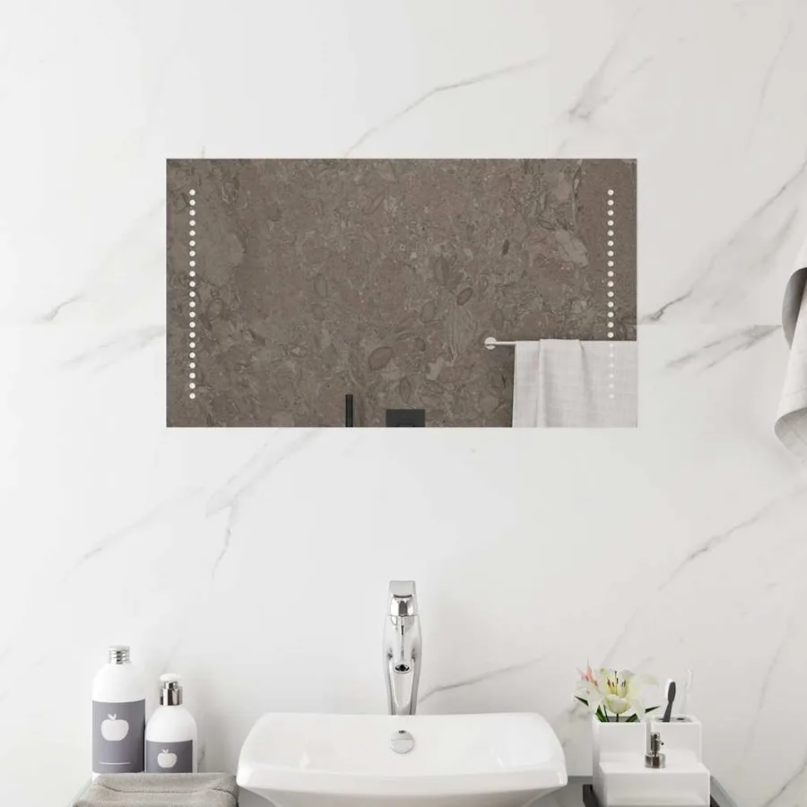 Miroir de salle de bain à LED 70x40 cm - 3