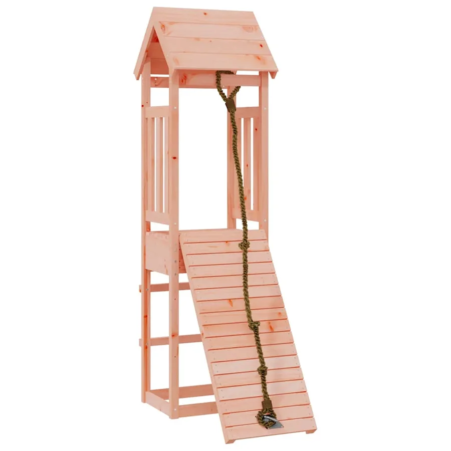 Maisonnette de jeu avec mur d'escalade bois massif Douglas - 2