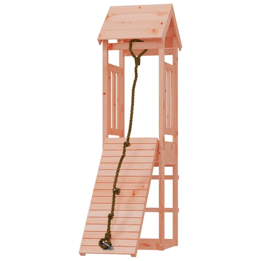 Maisonnette de jeu avec mur d'escalade bois massif Douglas - 3