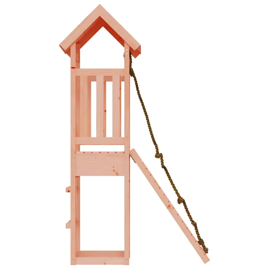 Maisonnette de jeu avec mur d'escalade bois massif Douglas - 5