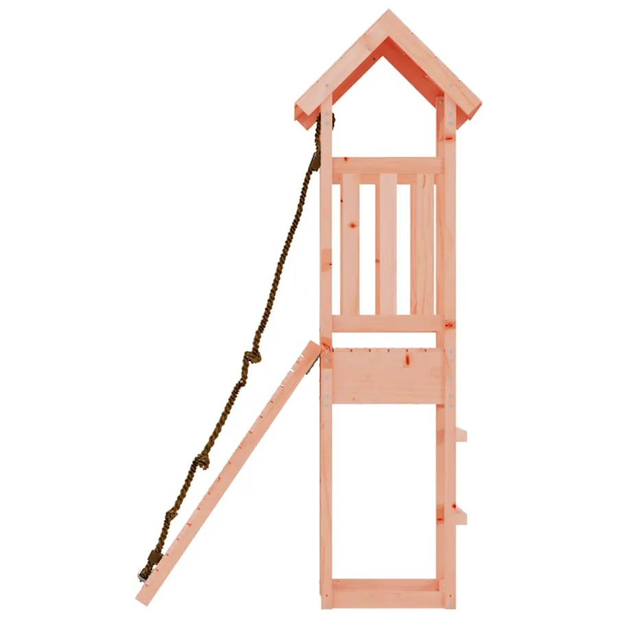 Maisonnette de jeu avec mur d'escalade bois massif Douglas - 6