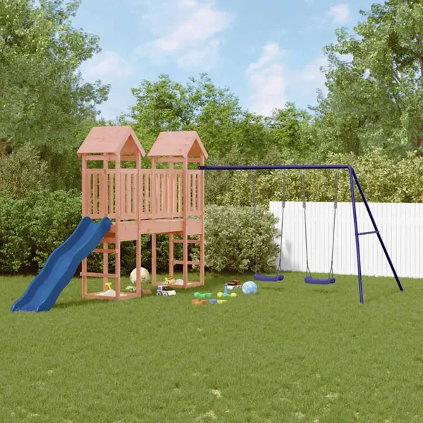 Aire de jeux d'extérieur bois massif de douglas