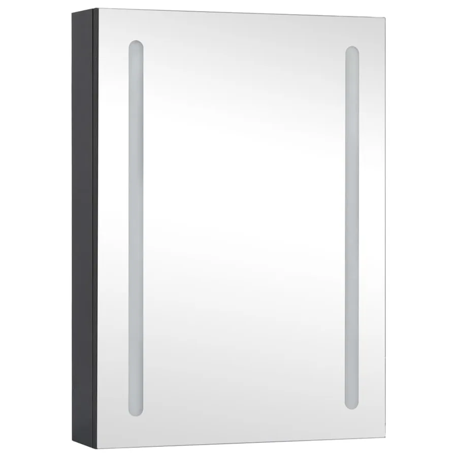 Armoire de salle de bain à miroir LED 50x13x70 cm - 3