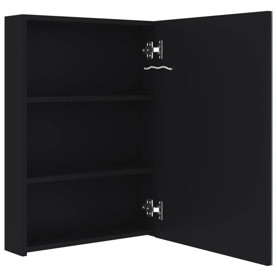 Armoire de salle de bain à miroir LED 50x13x70 cm - 5