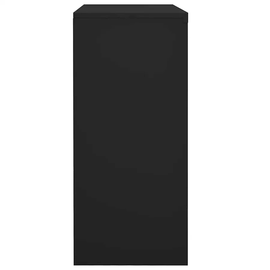 Armoire à portes coulissantes avec jardinière Anthracite Acier - 13