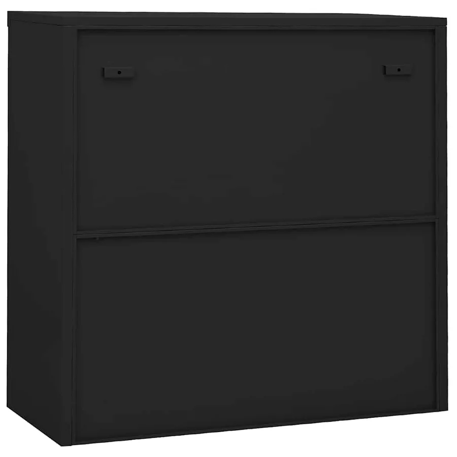 Armoire à portes coulissantes avec jardinière Anthracite Acier - 7