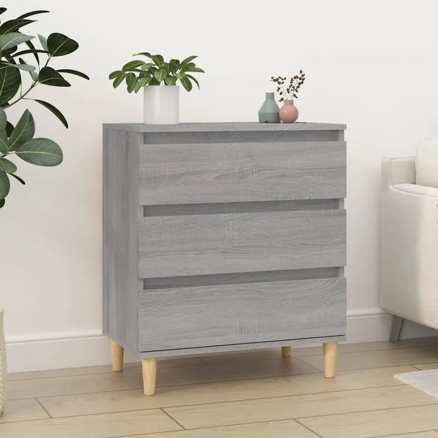 Buffet Sonoma gris 60x35x70 cm Bois d'ingénierie