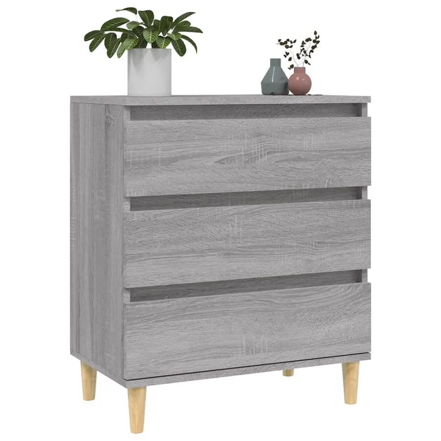 Buffet Sonoma gris 60x35x70 cm Bois d'ingénierie - 4